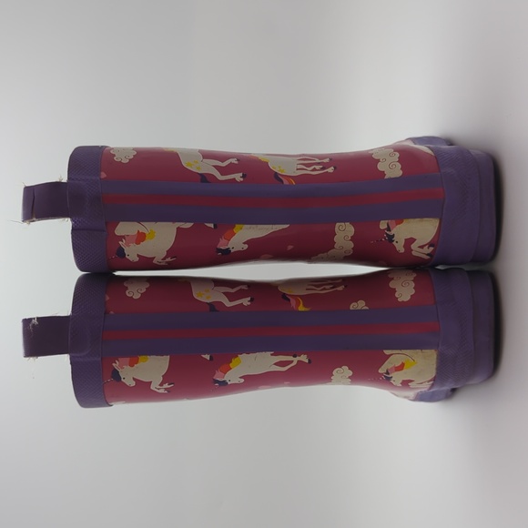 Hatley Girls Kids Printed Rain Boots Rainbow Unicorns 🌈 🦄 - Picture 4 of 14